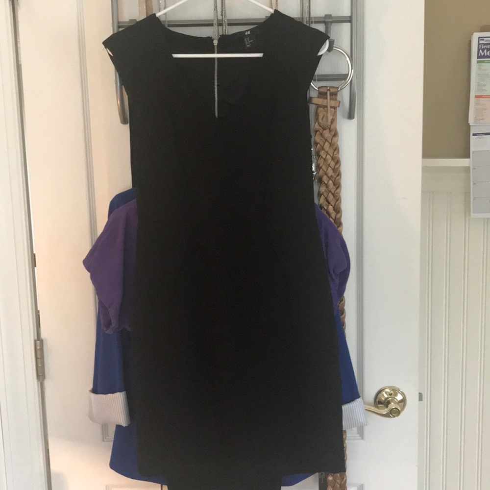 EUC Black H&M fitted dress